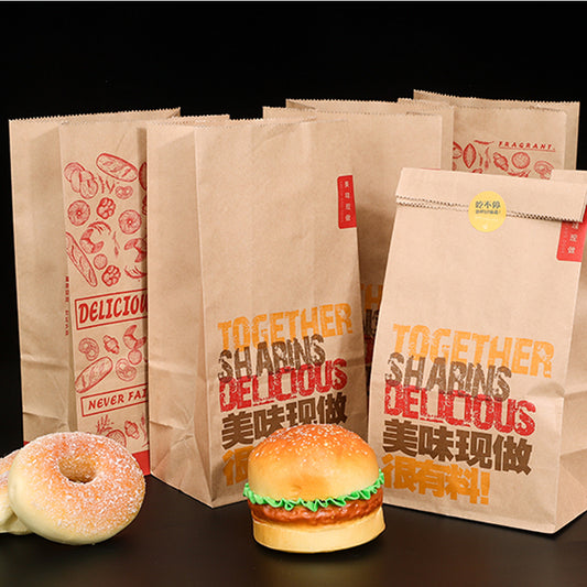 Kraft Square-bottom Paper Bag