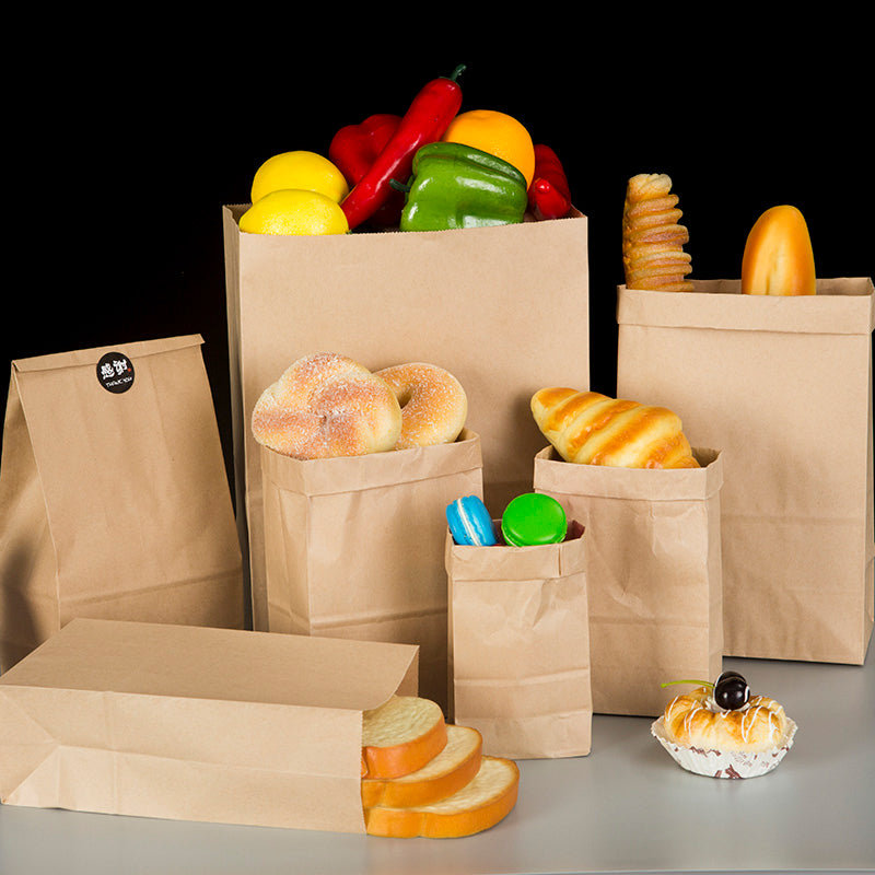 Kraft Square-bottom Paper Bag