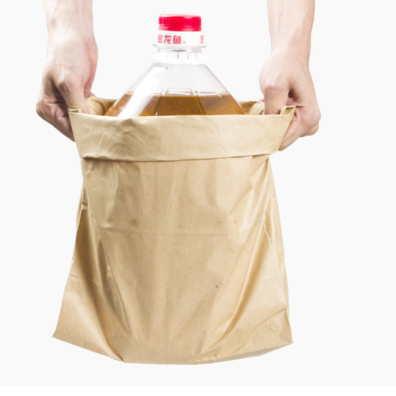 Kraft Square-bottom Paper Bag