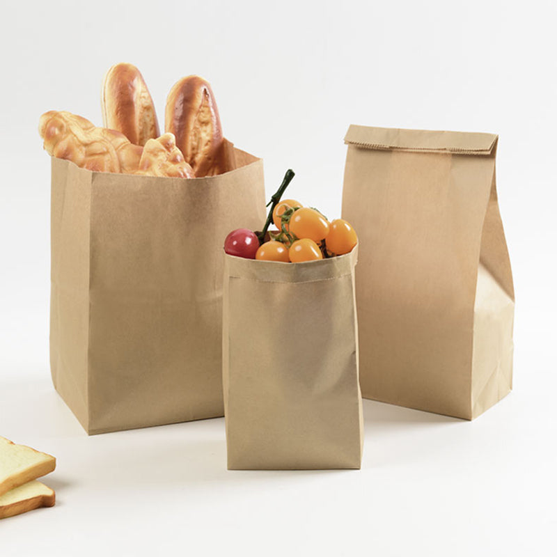 Kraft Square-bottom Paper Bag