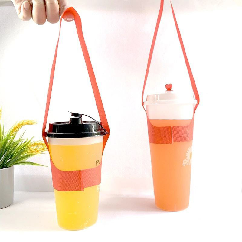 Non-woven Bubble Tea Cup Handle