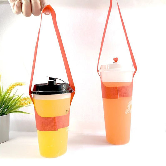 Non-woven Bubble Tea Cup Handle