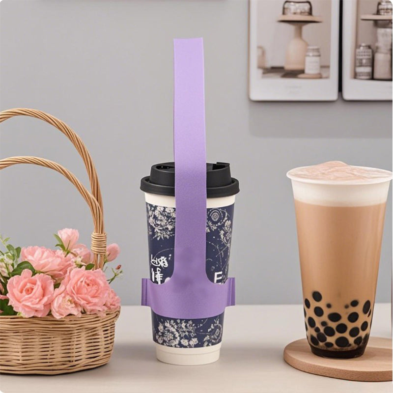 Non-woven Bubble Tea Cup Handle