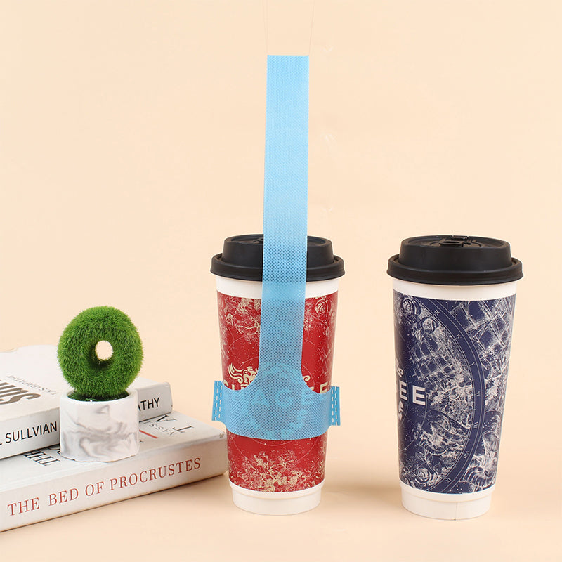 Non-woven Bubble Tea Cup Handle