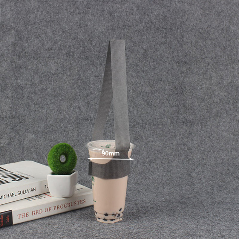Non-woven Bubble Tea Cup Handle