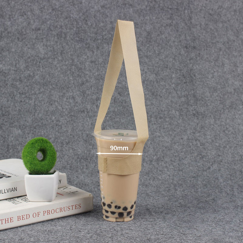 Non-woven Bubble Tea Cup Handle