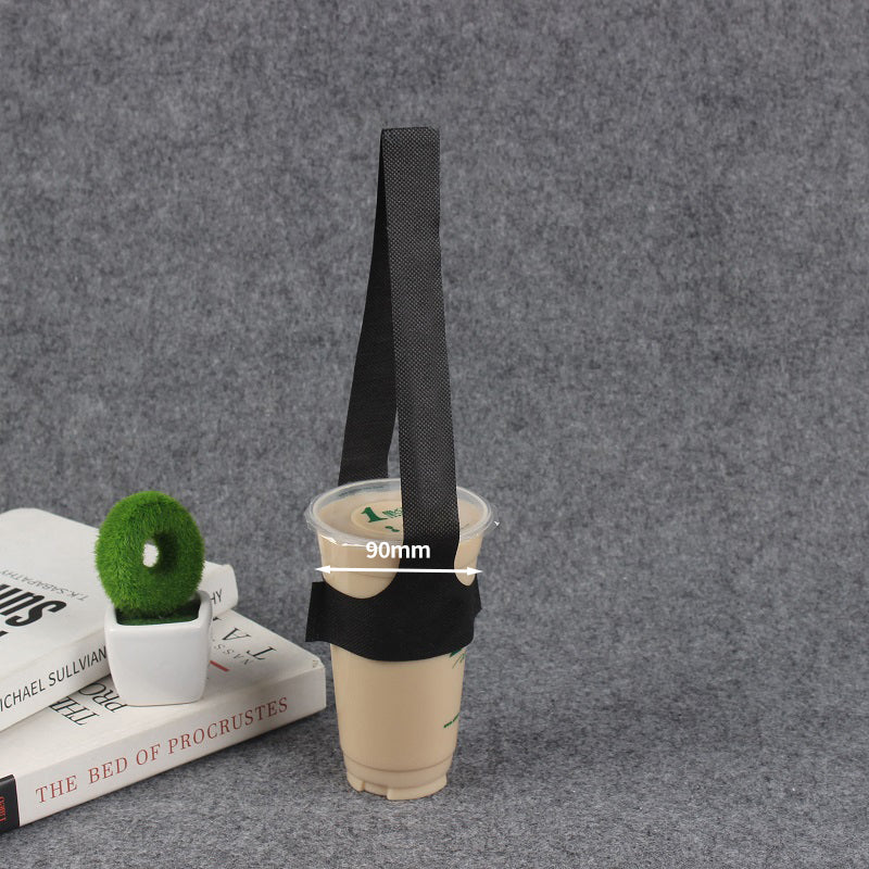 Non-woven Bubble Tea Cup Handle