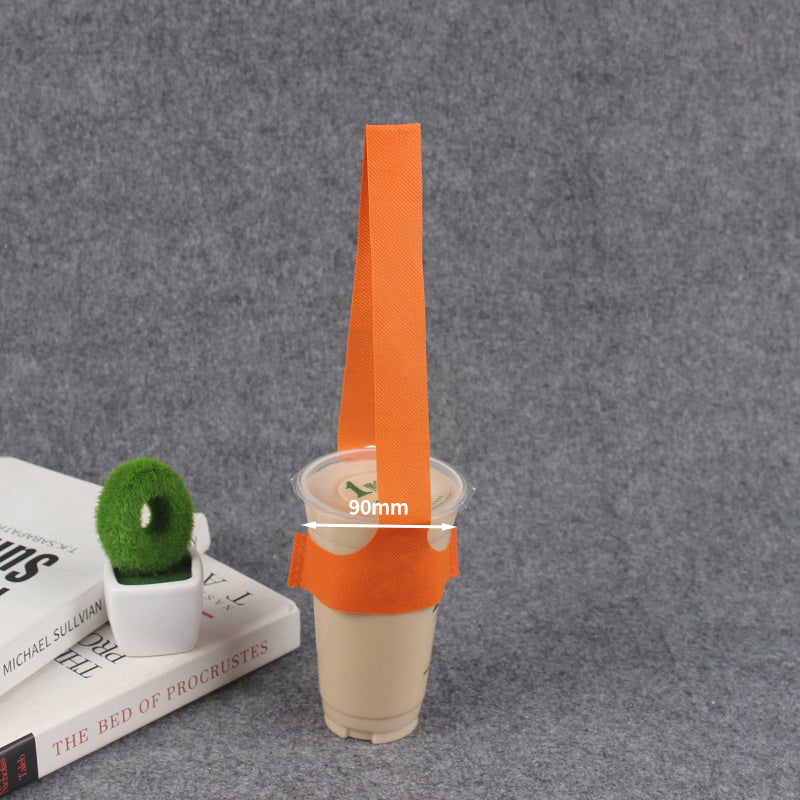 Non-woven Bubble Tea Cup Handle