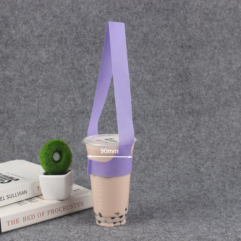 Non-woven Bubble Tea Cup Handle