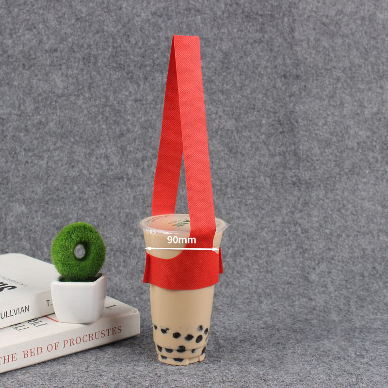 Non-woven Bubble Tea Cup Handle