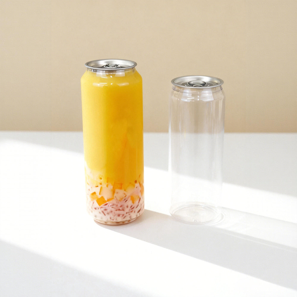 PET Pull-Tab Can | Clear PET Beverage Can
