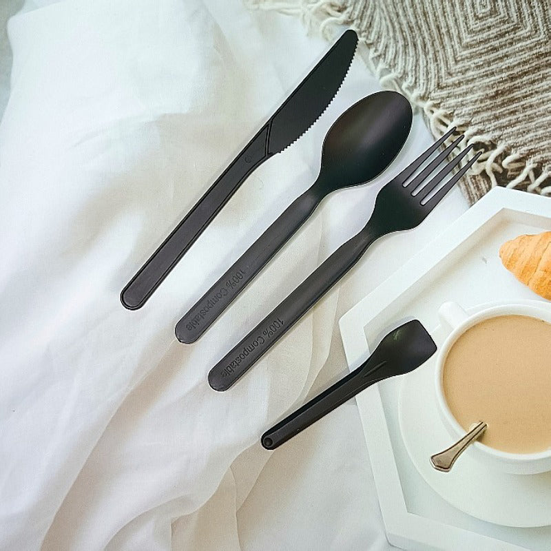 PLA Cutlery Black