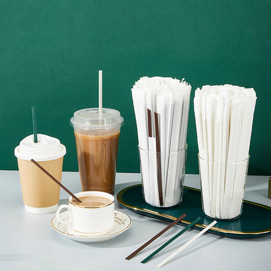 PLA Biodegradable Stirrer Triple-hole Straw