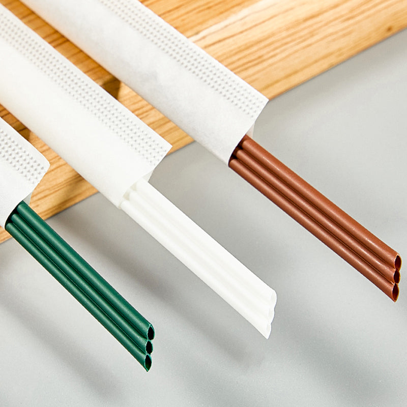 PLA Biodegradable Stirrer Triple-hole Straw