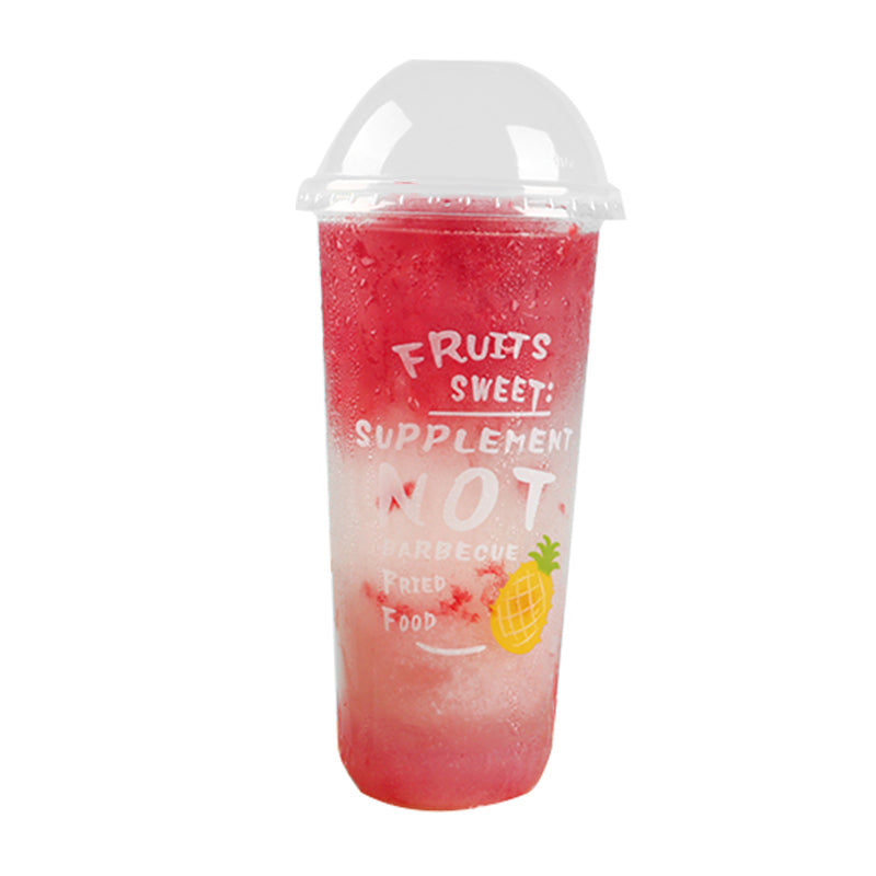 PP Injection Plastic Bubble Tea Cup U Shape