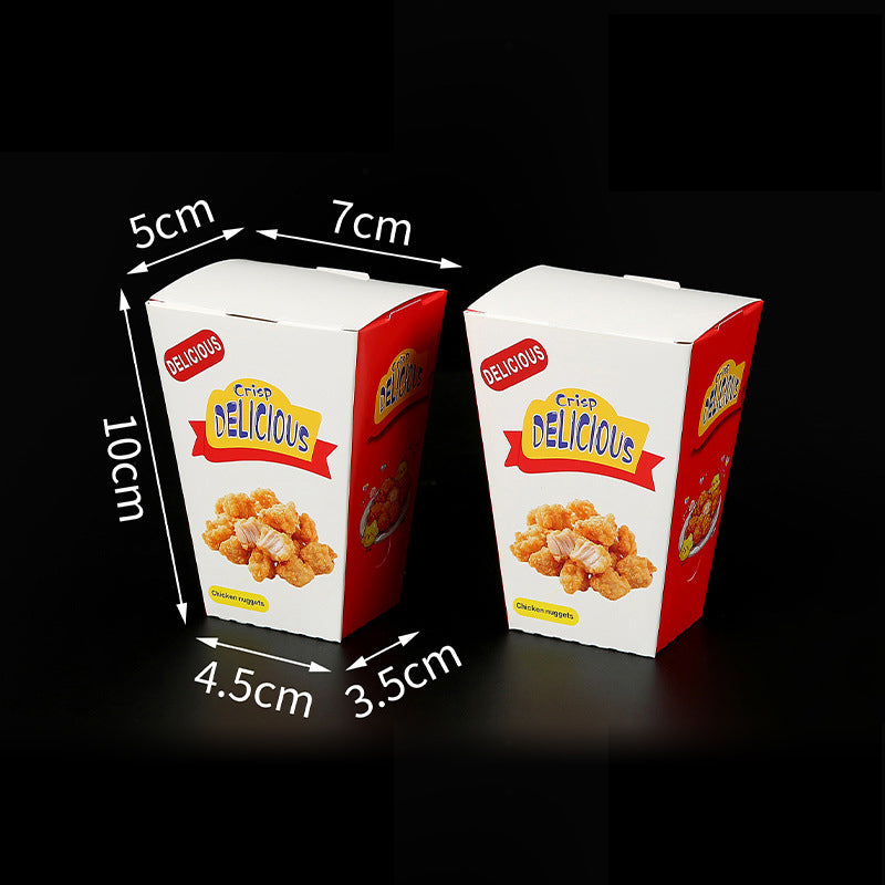 Paper Chicken Popcorn Packaging Box