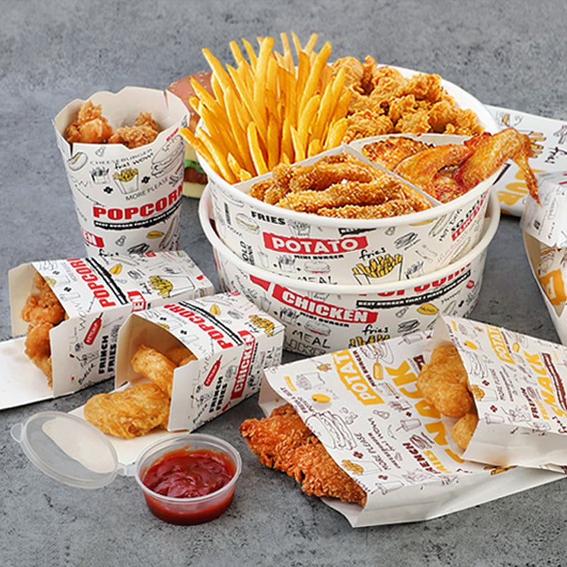 Paper Fried Chicken Snack Platter