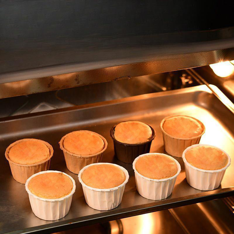 Custom Printed Rolled Rim Paper Baking Cups for Cupcakes & Muffins