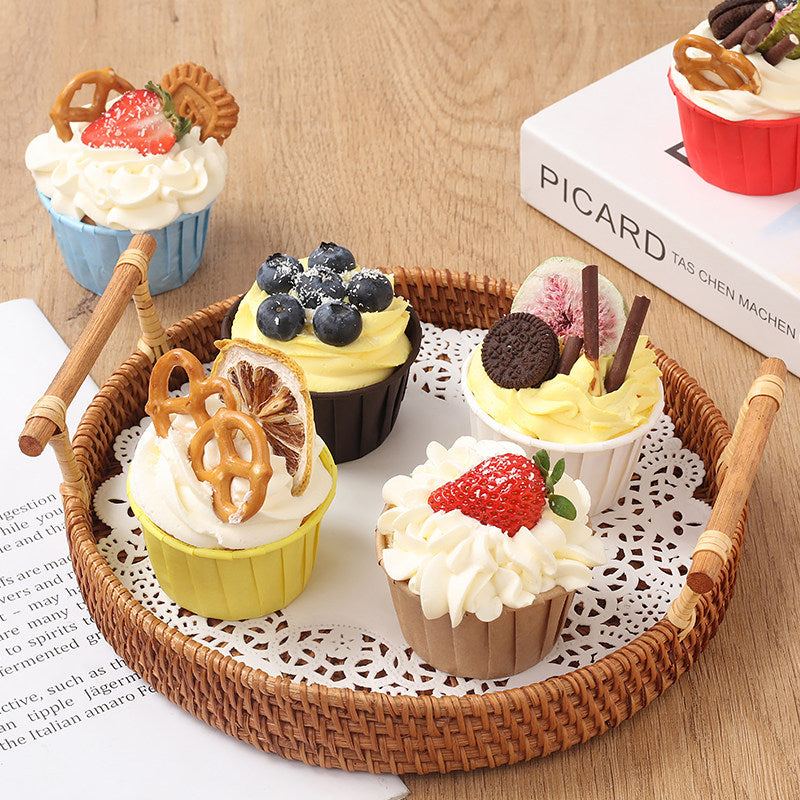 Custom Printed Rolled Rim Paper Baking Cups for Cupcakes & Muffins