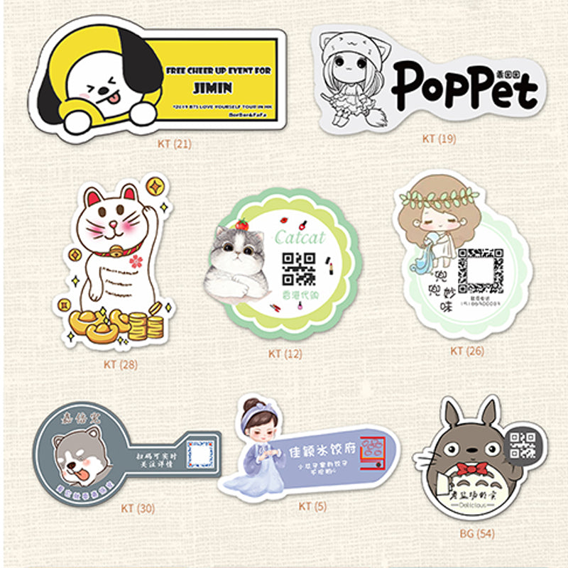 Bubble Tea Cup Label Sticker