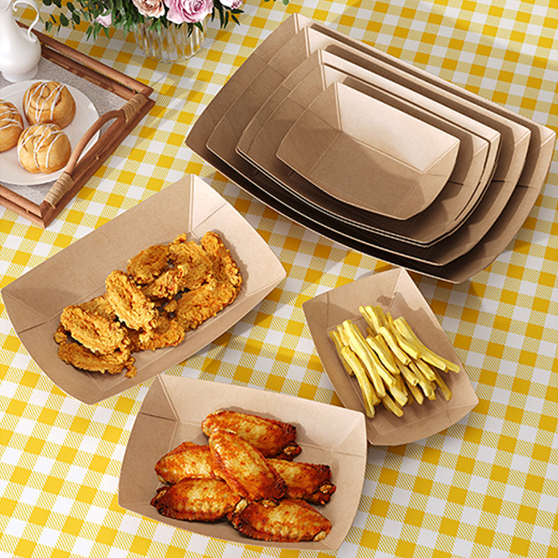 Paper Boat-shape Food Containers