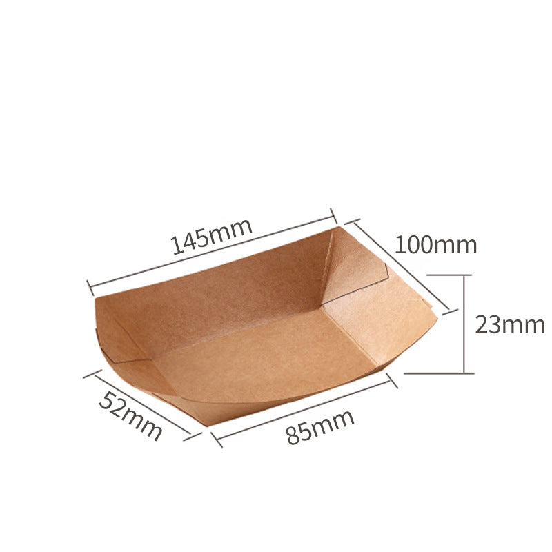 Paper Boat-shape Food Containers