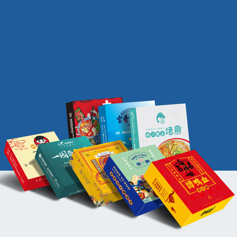 Paper Box Wrapped Napkins