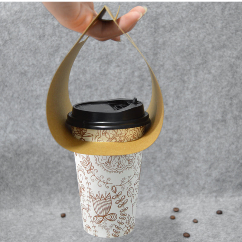 Paper Bubble Tea Cup Handle