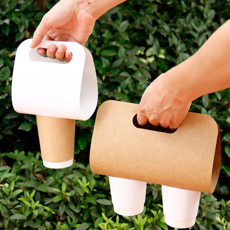 Paper Bubble Tea Cup Handle