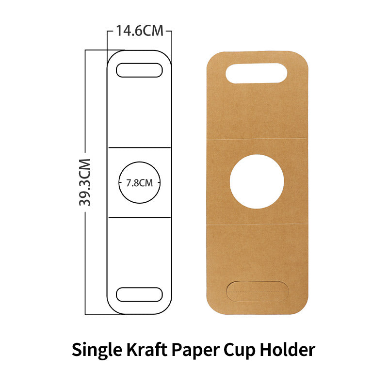 Paper Bubble Tea Cup Handle