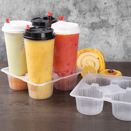 Plastic Bubble Tea Cup Holder