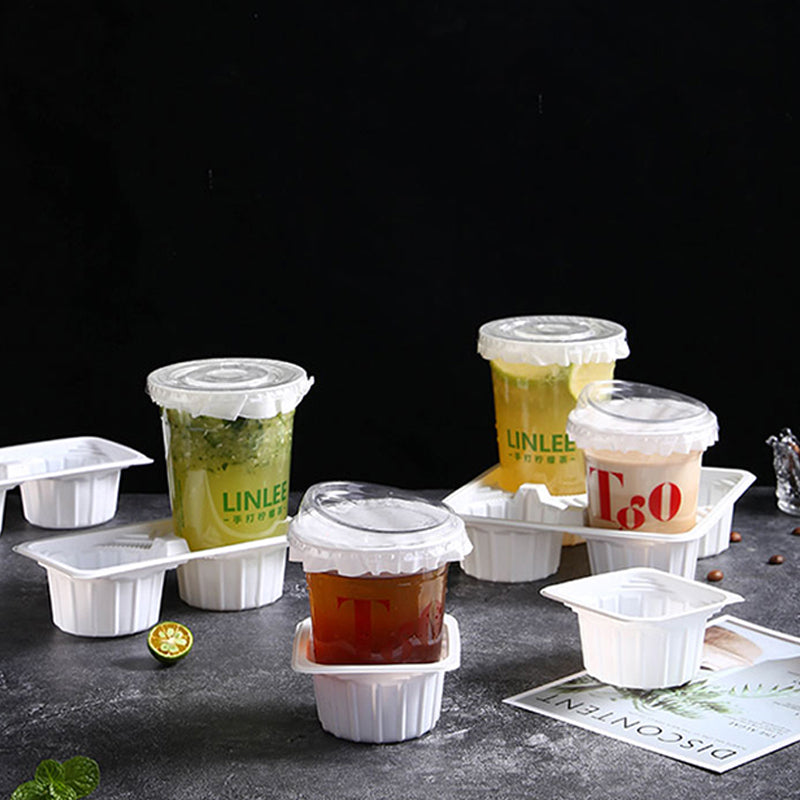 Plastic Bubble Tea Cup Holder