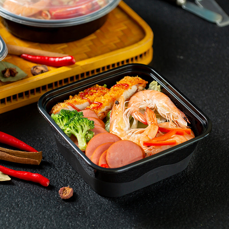 Plastic Square Food Containers #MS-FC05