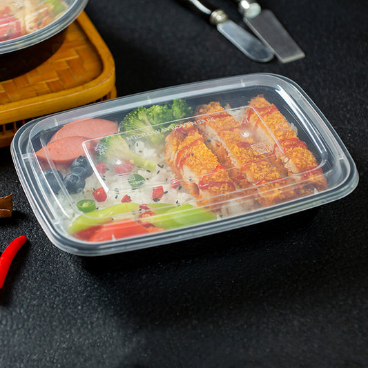 Plastic Rectangle Food Containers #MS-FC01
