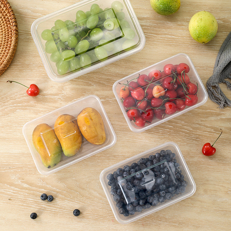 Plastic Rectangle Food Containers #MS-FC02