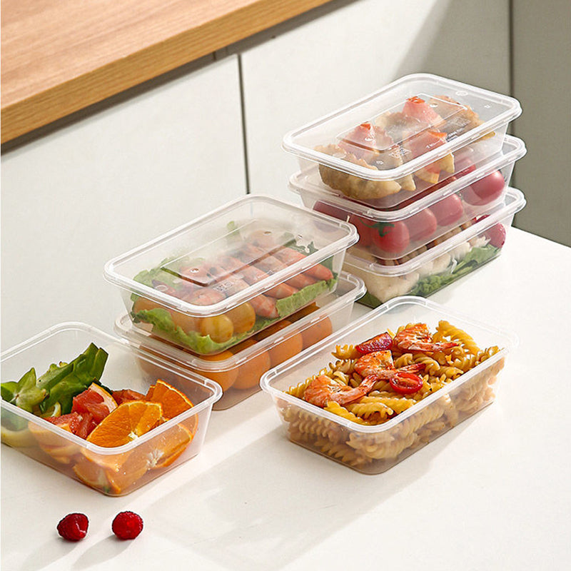 Plastic Rectangle Food Containers #MS-FC02